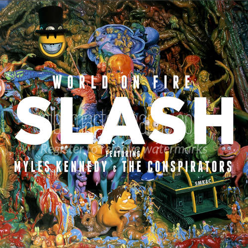 Slash - World on fire (CD) - Velvet Music