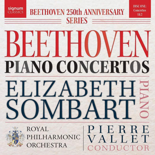 Elizabeth Sombart - Concertos pour piano n° 1 et 2 de Beethoven (CD)