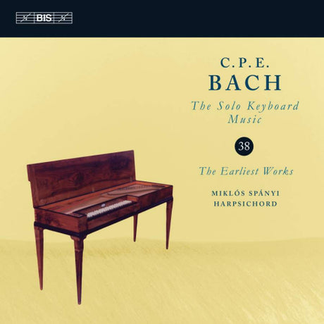 C.P.E. Bach - Musique pour clavier seul 38 : les premières œuvres (CD)