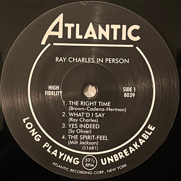 Ray Charles - In person live may 1959 -180 gr.- (LP) - Velvet Music