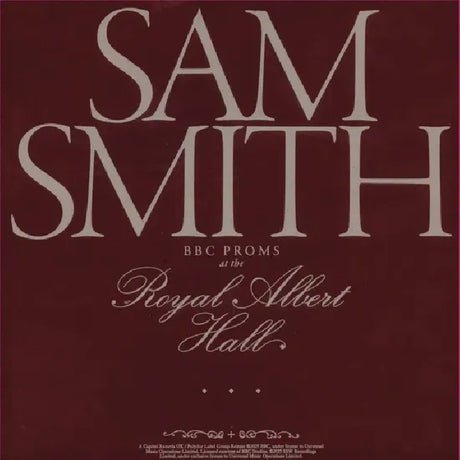 Sam Smith - BBC Proms At The Royal Albert Hall (LP) - Velvet Music