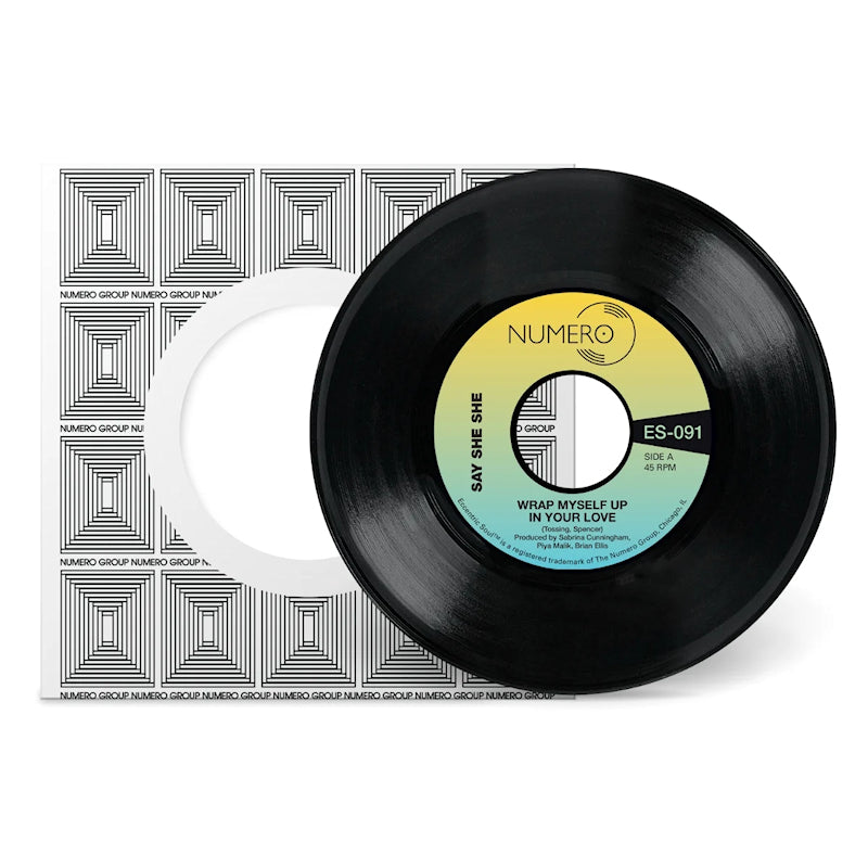 Say She She & Jim Spencer - Wrap myself up in your love (45 tours)