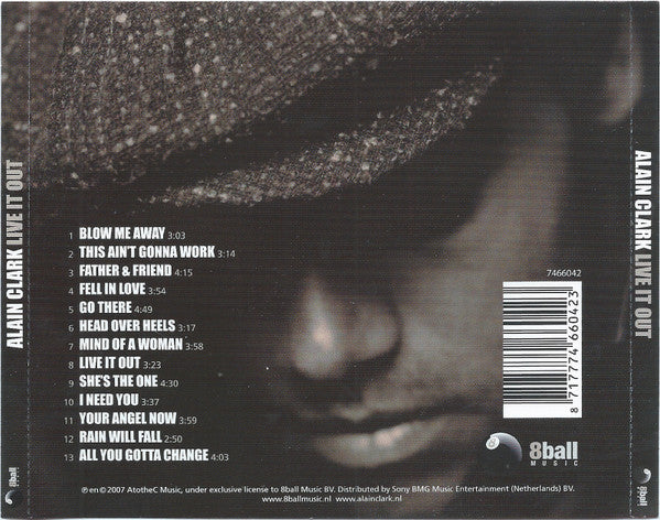 Alain Clark - Live It Out (tweedehands CD) - Velvet Music