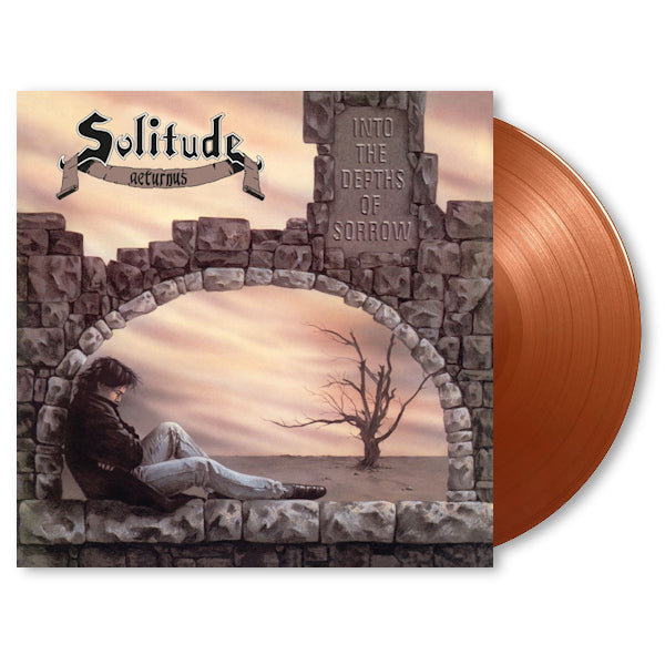 Solitude Aeturnus - Into the depths of sorrow - gold & orange marbled vinyl- (LP) - Velvet Music