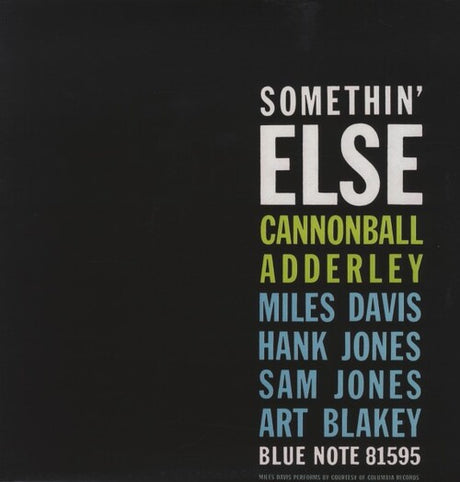Cannonball Adderley - Somethin' else (LP) - Velvet Music