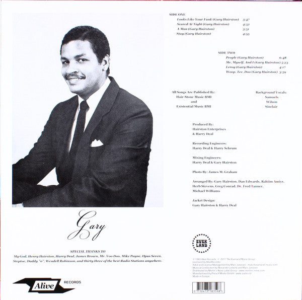 Gary - Chilling out (LP) - Velvet Music