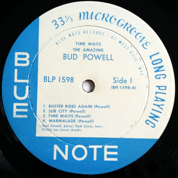 Bud Powell - The Amazing Bud Powell, Vol. 4 - Time Waits (vinyle d'occasion)