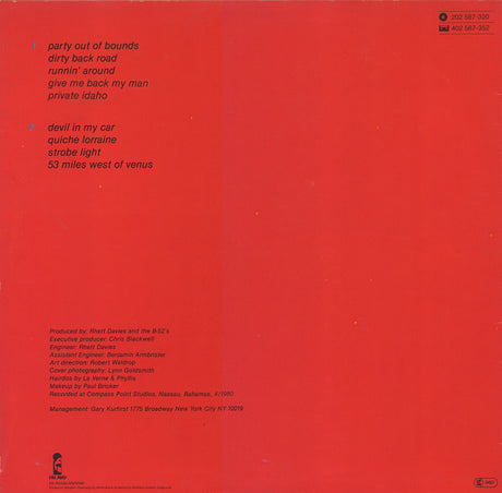 B-52's, The - Wild Planet (tweedehands LP) - Velvet Music