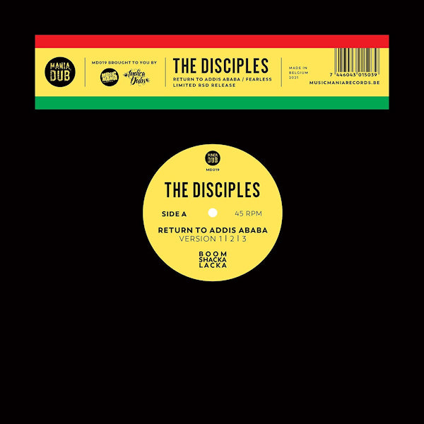 Disciples - Return to addis ababa / fearless (12-inch maxi-single) - Velvet Music