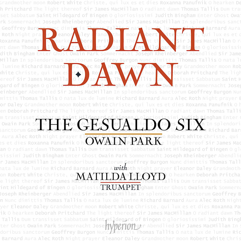 Owain Park The Gesualdo Six - Radiant dawn (CD)