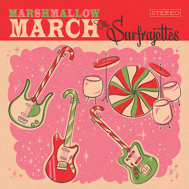 The Surfrajettes - Marshmallow march / all i want for christmas is you (7-inch single) - Velvet Music