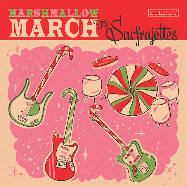 The Surfrajettes - Marshmallow march / all i want for christmas is you (7-inch single) - Velvet Music