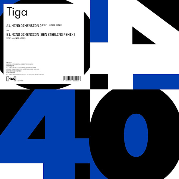 Tiga - Pias 40 (Mind Dimension) (12-inch maxi-single) - Velvet Music