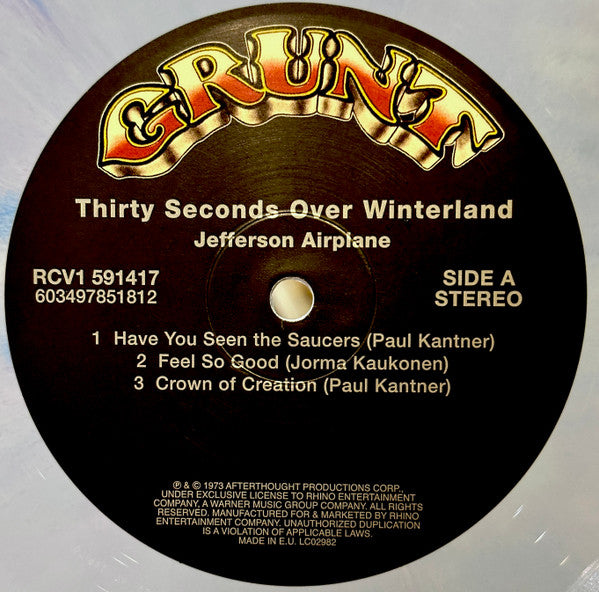 Jefferson Airplane - Thirty Seconds Over Winterland (LP)