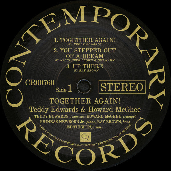 Teddy Edwards / Howard McGhee - Together Again! (LP) - Velvet Music