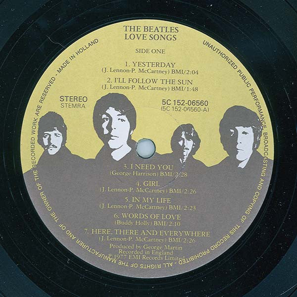Beatles, The - Love Songs (tweedehands LP) - Velvet Music