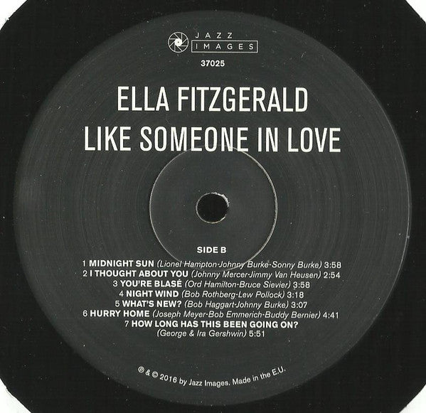 Ella Fitzgerald, Frank De Vol And His Orchestra - Like Someone In Love (LP) - Velvet Music