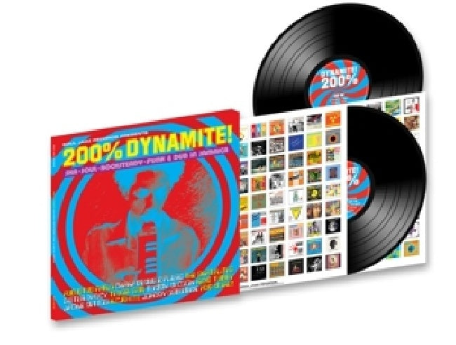V/A (Various Artists) - 200% dynamite! ska, soul, rocksteady, funk & dub in jamaica (LP)