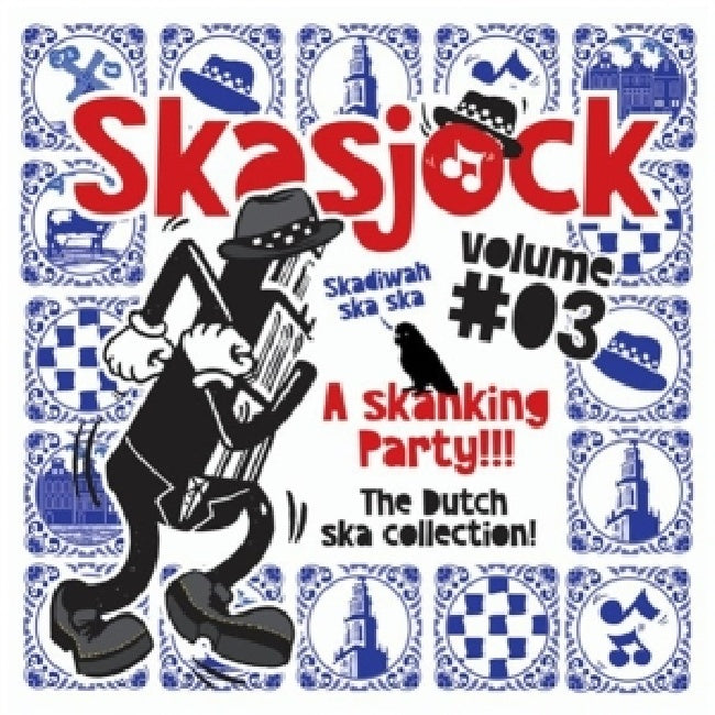 Various - Skasjock 3: the dutch ska collection (red/white/bl (LP)