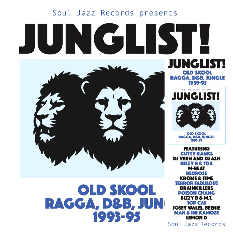 Soul Jazz Records présente - Junglist! old skool ragga, d&b, jungle (CD)