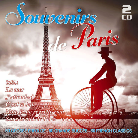 Various Artists - Souvenirs de paris - 50 grobe erfolge (CD) - Velvet Music