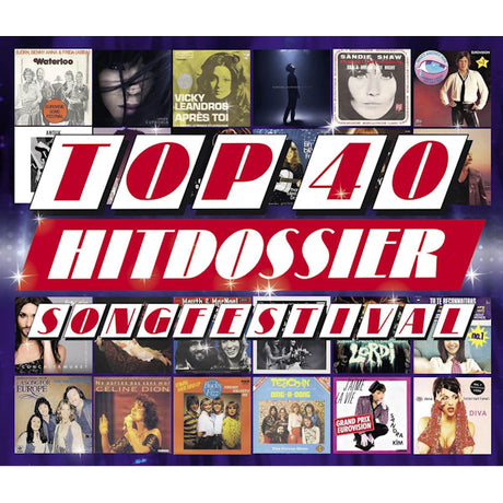 V/A (Various Artists) - Top 40 hitdossier - songfestival (CD) - Velvet Music