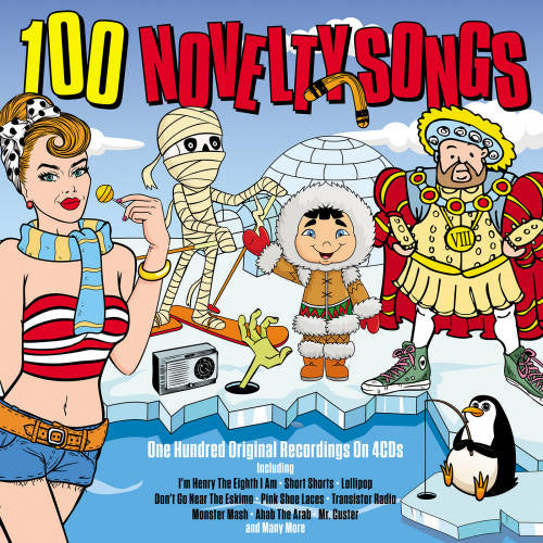 Various - 100 novelty songs (CD) - Velvet Music