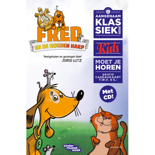 Joris Lutz - Fred en de gouden harp (boek/drukwerk) - Velvet Music