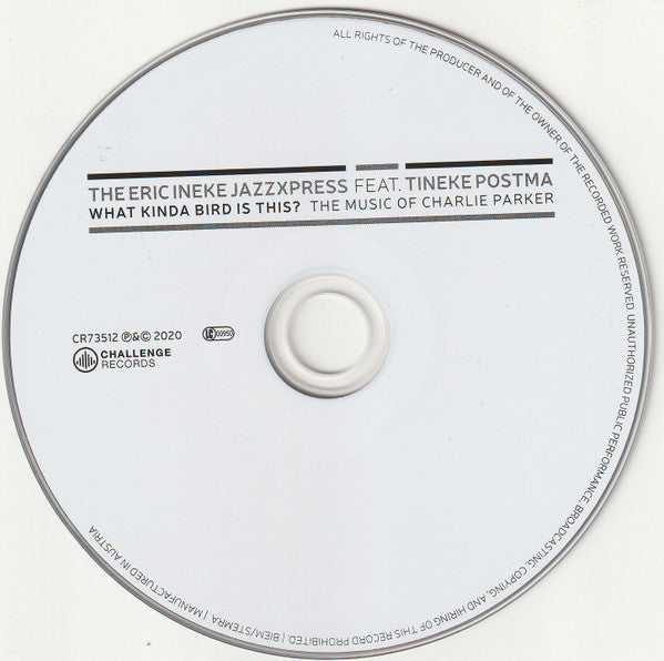 Eric Ineke Jazzxpress, The - What Kinda Bird is This? The Music of Charlie Parker (tweedehands CD) - Velvet Music