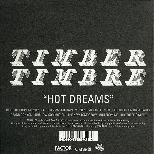 Timber Timbre - Hot Dreams (tweedehands CD) - Velvet Music