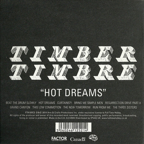 Timber Timbre - Hot Dreams (tweedehands CD) - Velvet Music