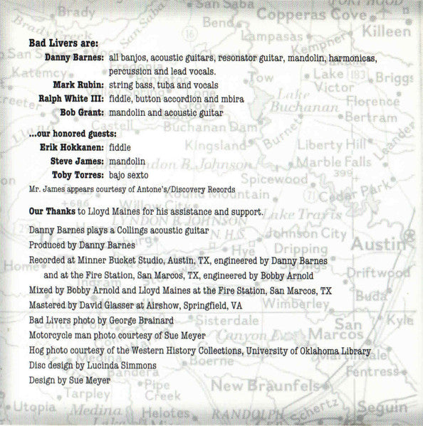 Bad Livers - Hogs On The Highway (CD) - Velvet Music