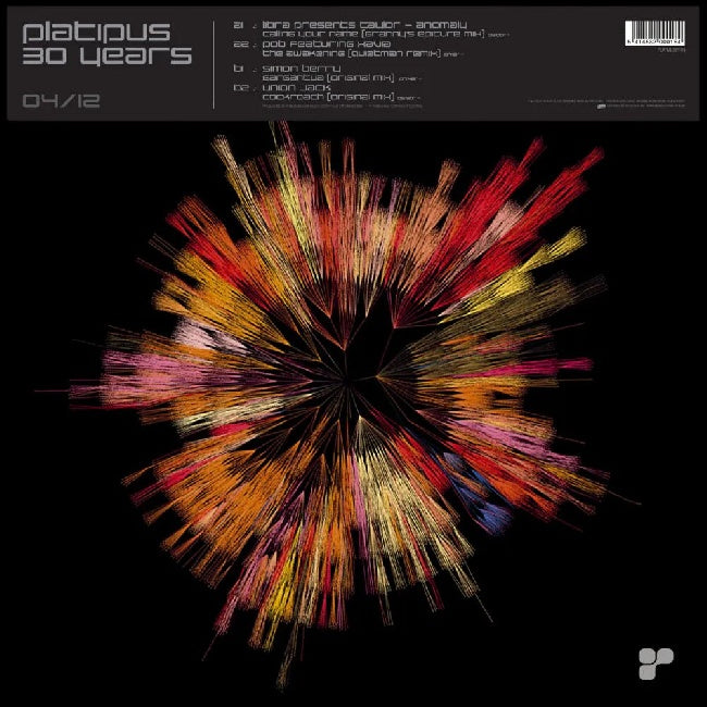 Various Artists - Platipus 30 years 04/12 (12-inch maxi-single) - Velvet Music