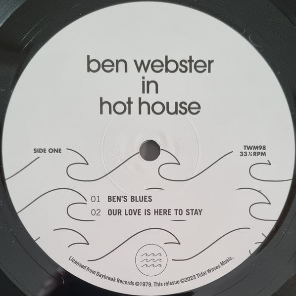 Ben Webster - In Hot House (LP) - Velvet Music