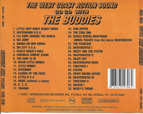 Buddies, The - Go Go With The Buddies (CD) - Velvet Music