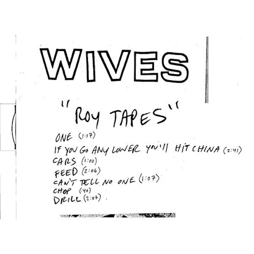 Wives - Roy tapes (LP) - Velvet Music