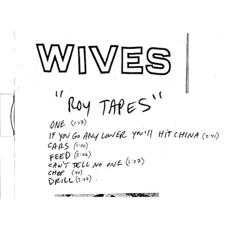 Wives - Roy tapes (LP) - Velvet Music