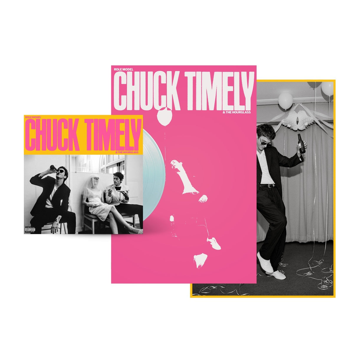 Role Model - Chuck Timely & The Hour Glass (Blue Coloured Vinyl lp + poster)