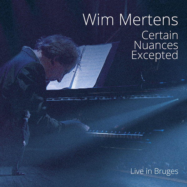 Wim Mertens - Certain nuances expected (CD) - Velvet Music