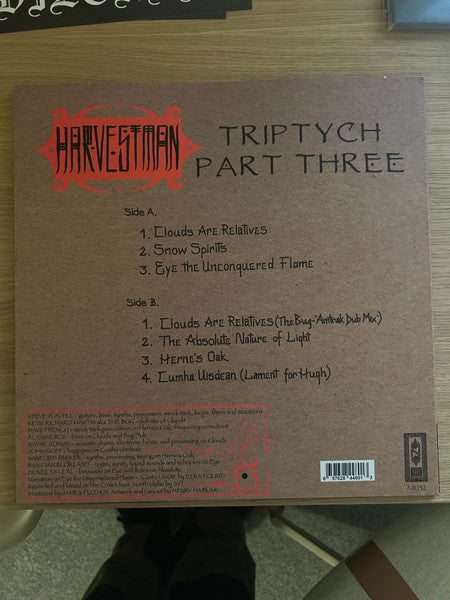 Harvestman - Triptych Part Three (LP) - Velvet Music