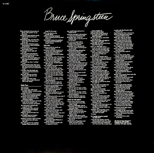 Bruce Springsteen - Greetings From Asbury Park, N.J. (tweedehands LP) - Velvet Music