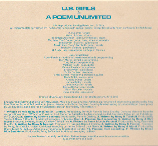 U.S. Girls - In A Poem Unlimited (tweedehands CD) - Velvet Music