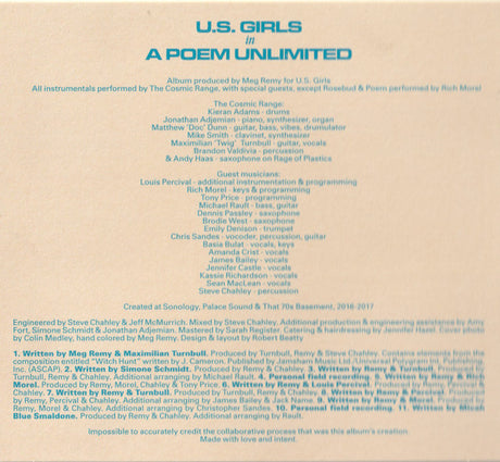 U.S. Girls - In A Poem Unlimited (tweedehands CD) - Velvet Music