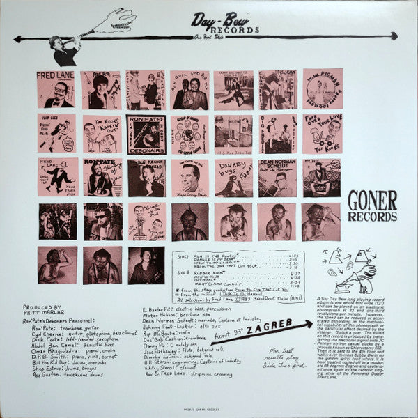 Fred Lane & Ron Pate's Debonairs - From the one that cut you (LP) - Velvet Music