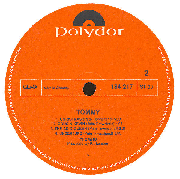 Who, The - Tommy (tweedehands LP) - Velvet Music