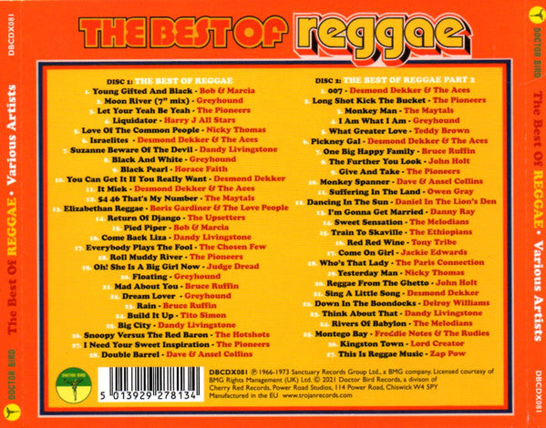 Various - The Best Of Reggae (CD) - Velvet Music