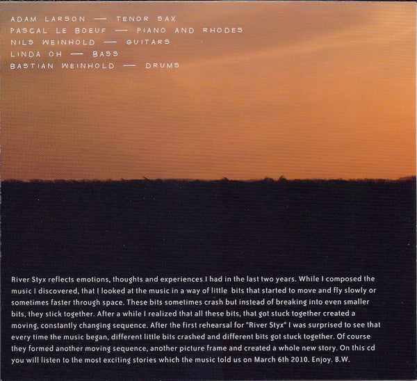 Bastian Weinhold - River Styx (tweedehands CD) - Velvet Music