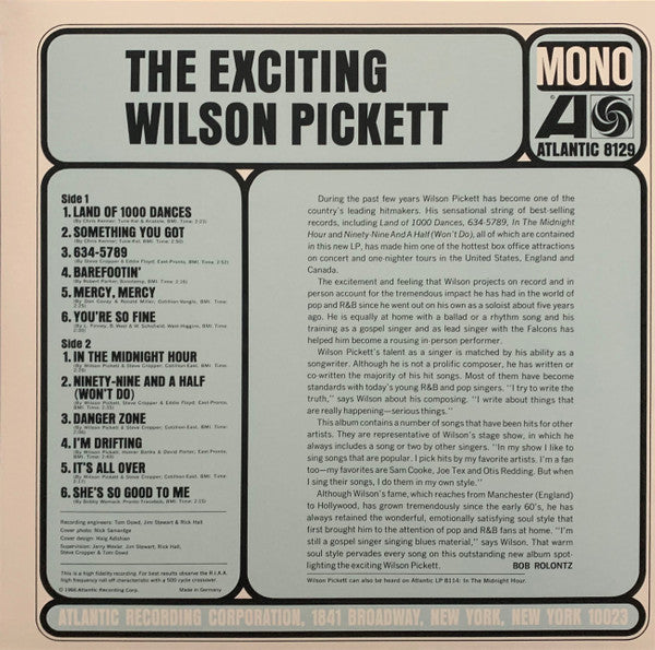 Wilson Pickett - The Exciting Wilson Pickett (LP)