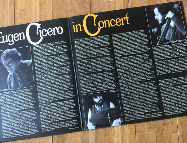 Eugen Cicero - Eugen Cicero In Concert (vinyle d'occasion)