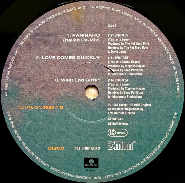 Pet Shop Boys - Disco (tweedehands LP) - Velvet Music